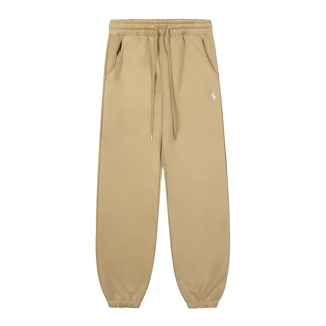 P230 💰 Top quality" Style number: T7005# [Ralph Lauren solid color pony embroidered logo thickened velvet legged trousers] ✅Ralph Lauren classic basic versatile unisex autumn and winter velvet legged trousers ✅Pure cotton high-gram thick velvet fabric The upper body is comfortable and warm ✅The version is restored to the original one The maximum size can be worn up to 180 pounds Loose, comfortable and stress-free ✅The upper body is simple and easy to wear ootd must-have. Good-looking clothes are never picky. A must-have in couples’ wardrobes. Size: S-XL. Color: Black, Gray, Navy Khaki.